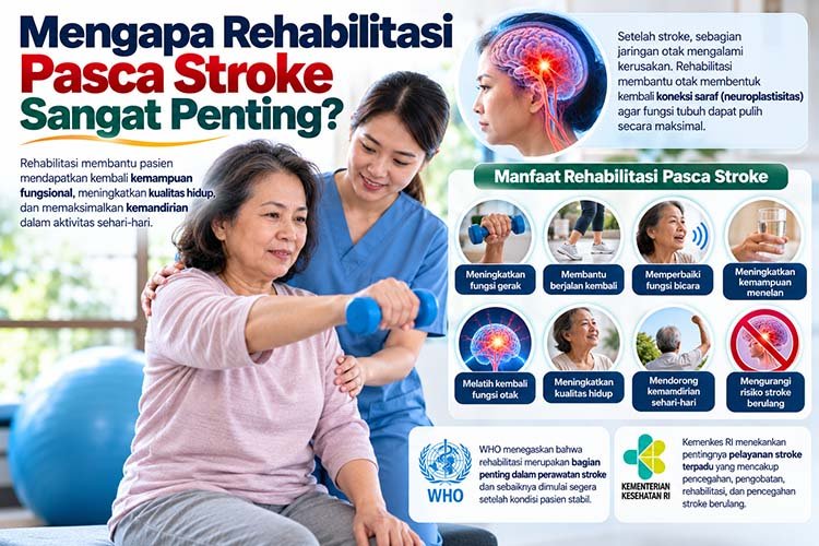 Mengapa Rehabilitasi Pasca Stroke Sangat Penting