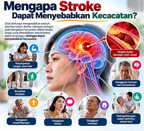 Mengapa Stroke Dapat Menyebabkan Kecacatan
